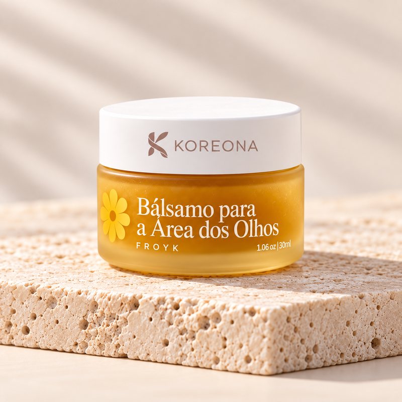 Pote do bálsamo para a área dos olhos